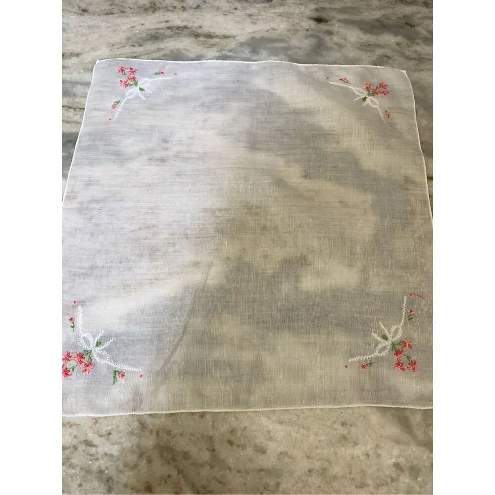 Handmade Antique Handkerchiefs ~ Three - Picture 6 of 11